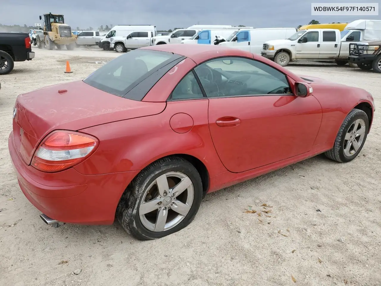 2007 Mercedes-Benz Slk 280 VIN: WDBWK54F97F140571 Lot: 46178715