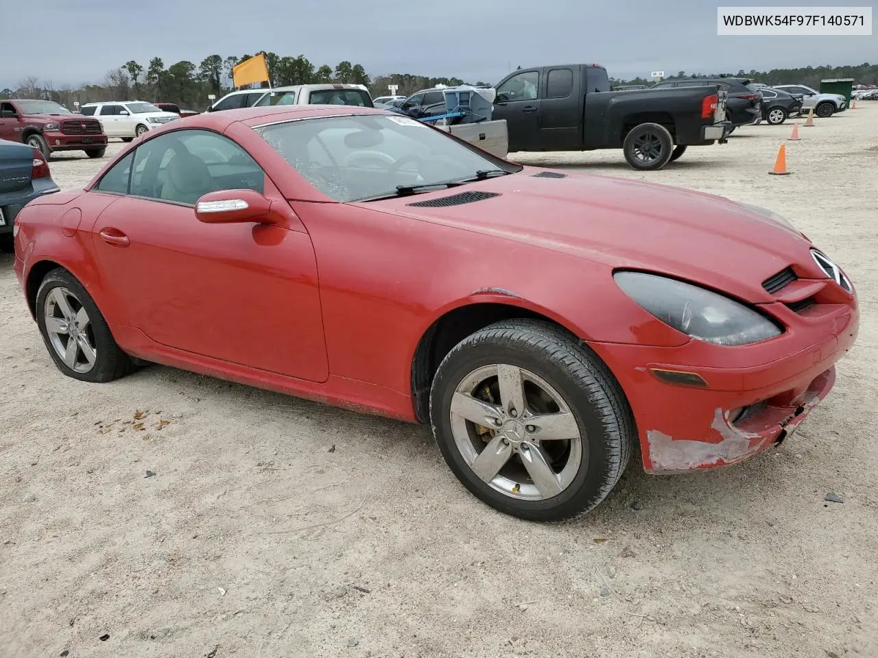 2007 Mercedes-Benz Slk 280 VIN: WDBWK54F97F140571 Lot: 46178715