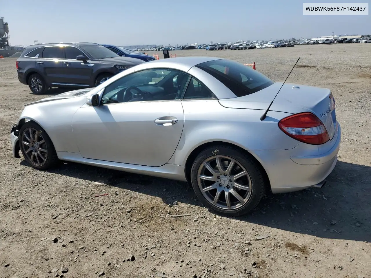 2007 Mercedes-Benz Slk 350 VIN: WDBWK56F87F142437 Lot: 49914125