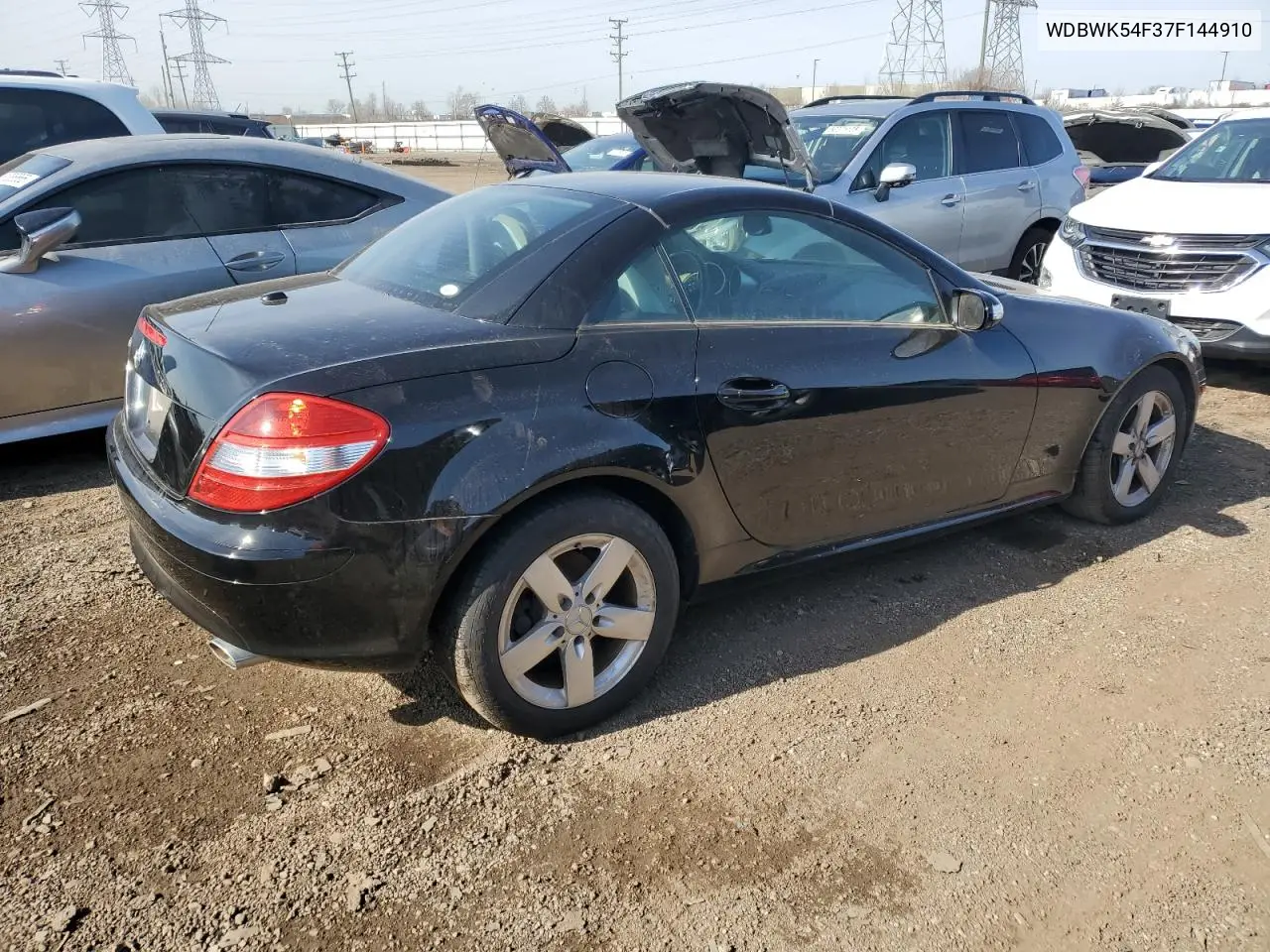 2007 Mercedes-Benz Slk 280 VIN: WDBWK54F37F144910 Lot: 49929415