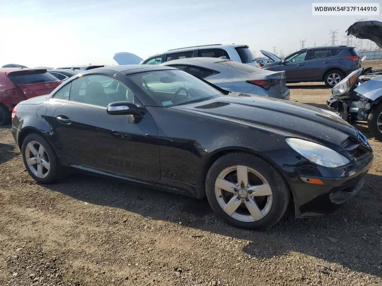 2007 Mercedes-Benz Slk 280 VIN: WDBWK54F37F144910 Lot: 49929415
