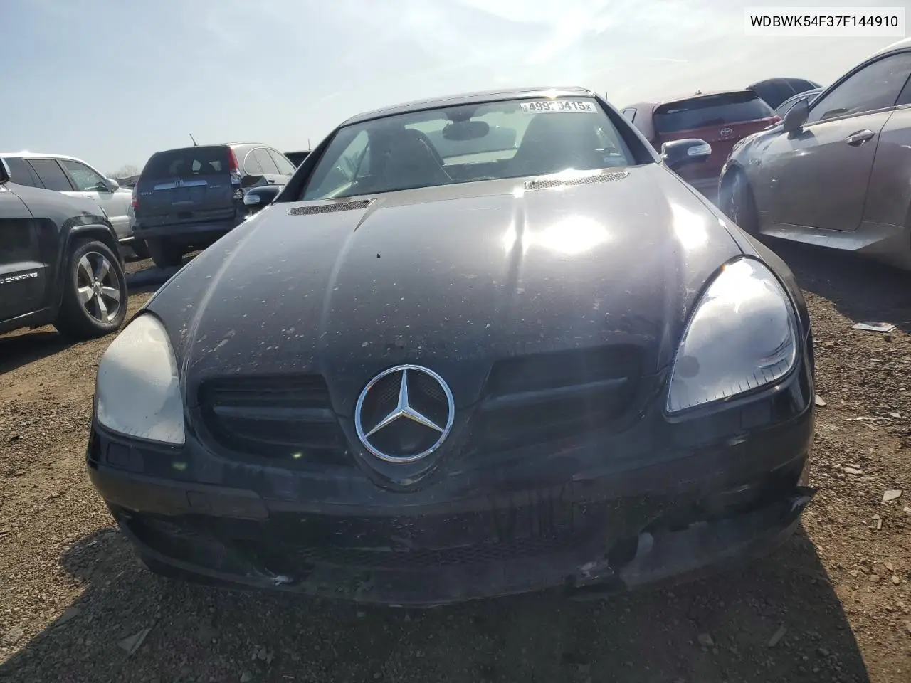 2007 Mercedes-Benz Slk 280 VIN: WDBWK54F37F144910 Lot: 49929415