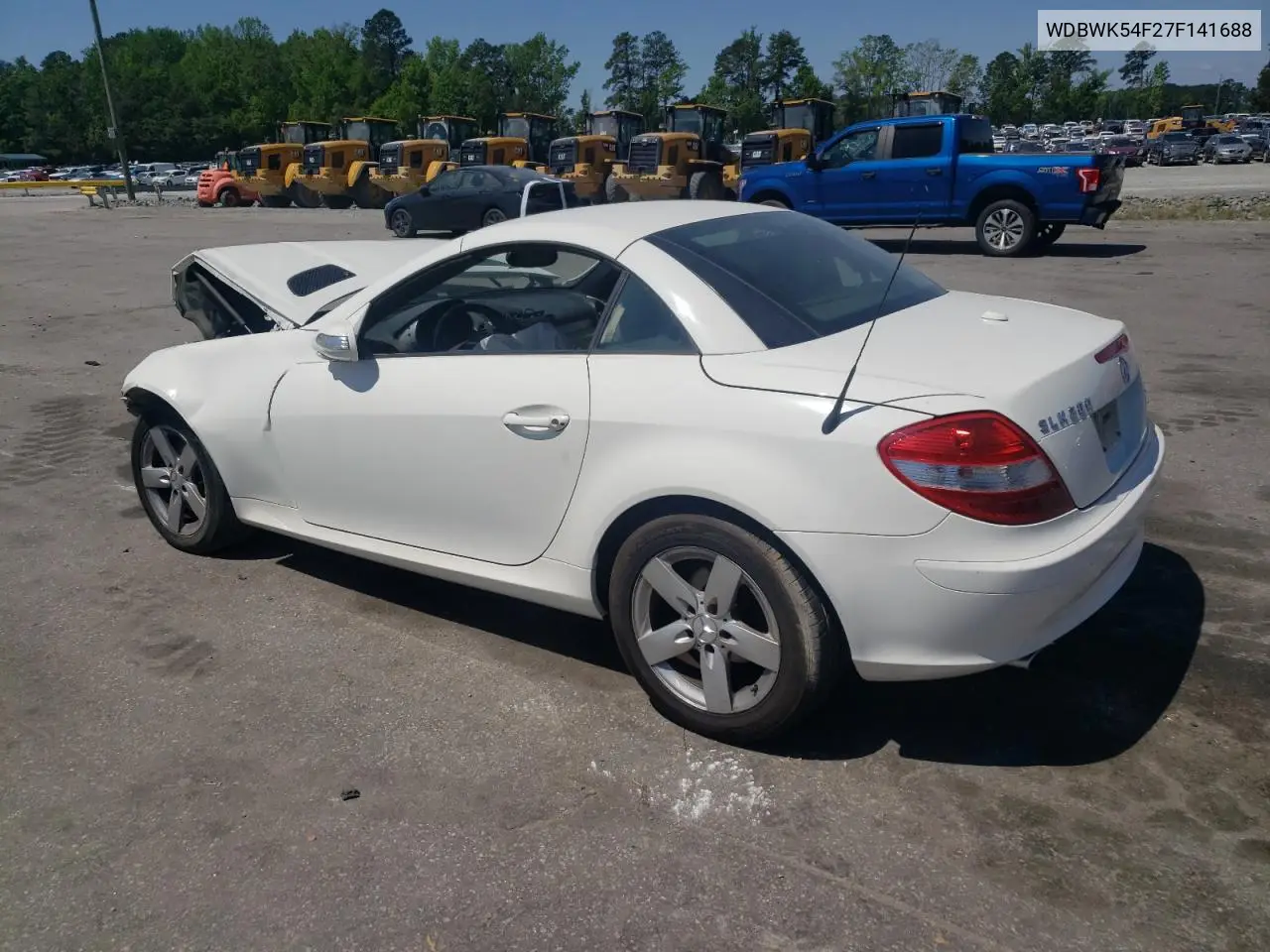 2007 Mercedes-Benz Slk 280 VIN: WDBWK54F27F141688 Lot: 54943535