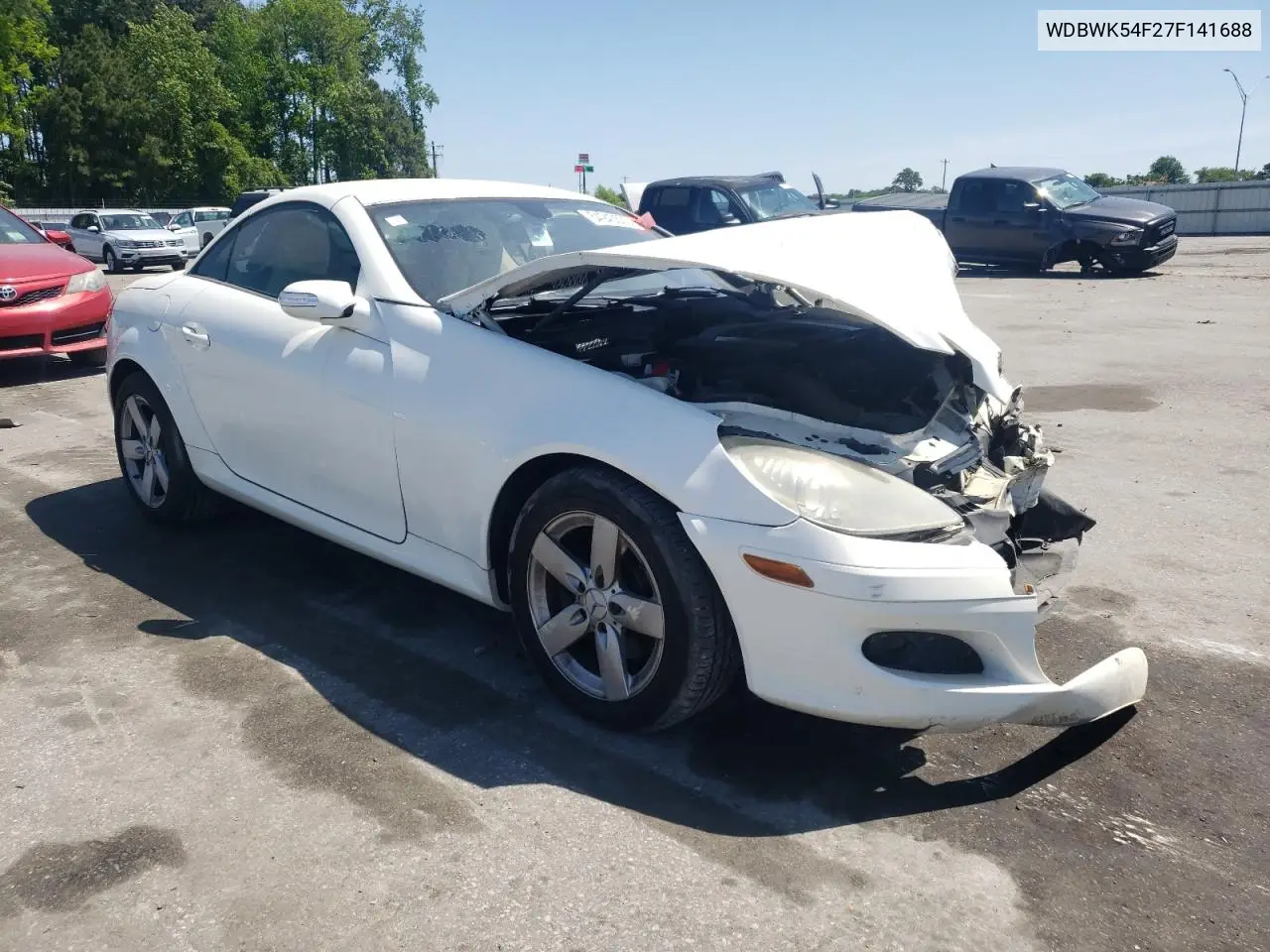 2007 Mercedes-Benz Slk 280 VIN: WDBWK54F27F141688 Lot: 54943535