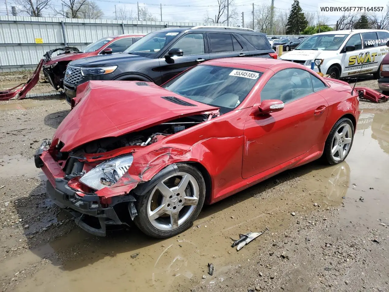 2007 Mercedes-Benz Slk 350 VIN: WDBWK56F77F164557 Lot: 55345185