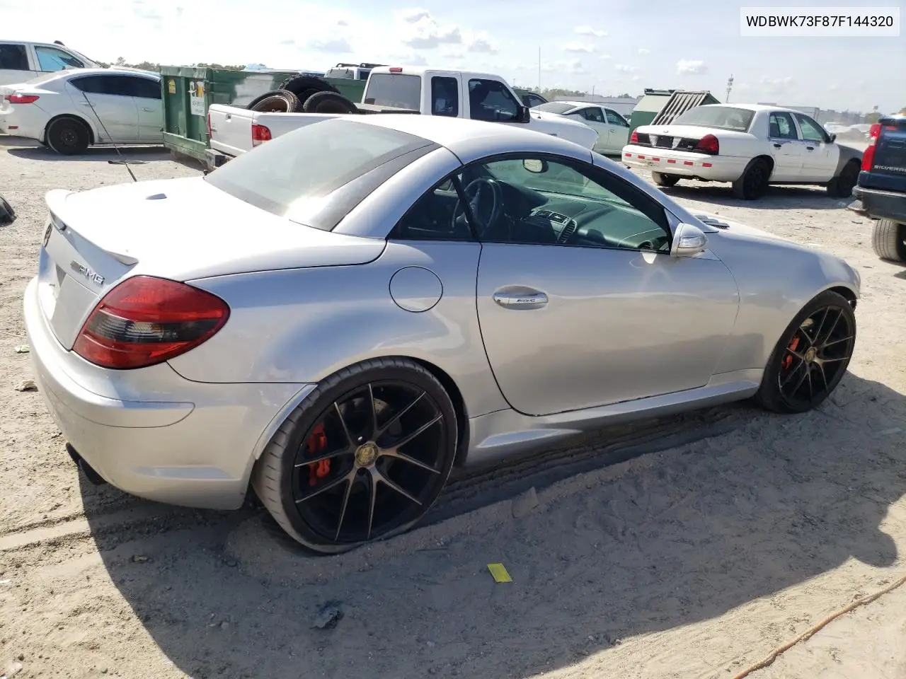 2007 Mercedes-Benz Slk 55 Amg VIN: WDBWK73F87F144320 Lot: 55642645