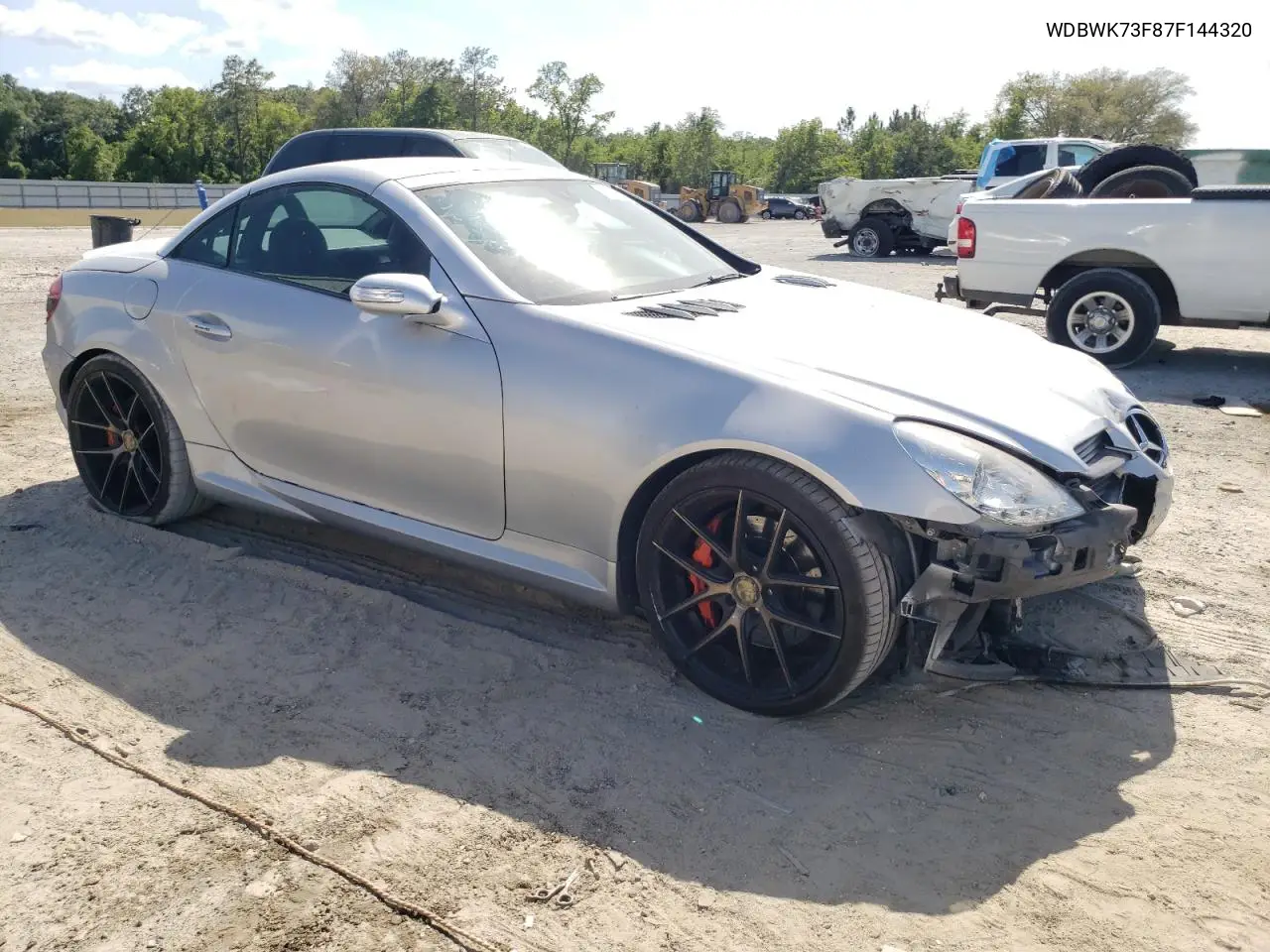 2007 Mercedes-Benz Slk 55 Amg VIN: WDBWK73F87F144320 Lot: 55642645