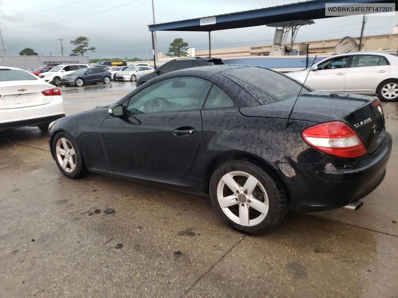 2007 Mercedes-Benz Slk 280 VIN: WDBWK54F07F147201 Lot: 55793015