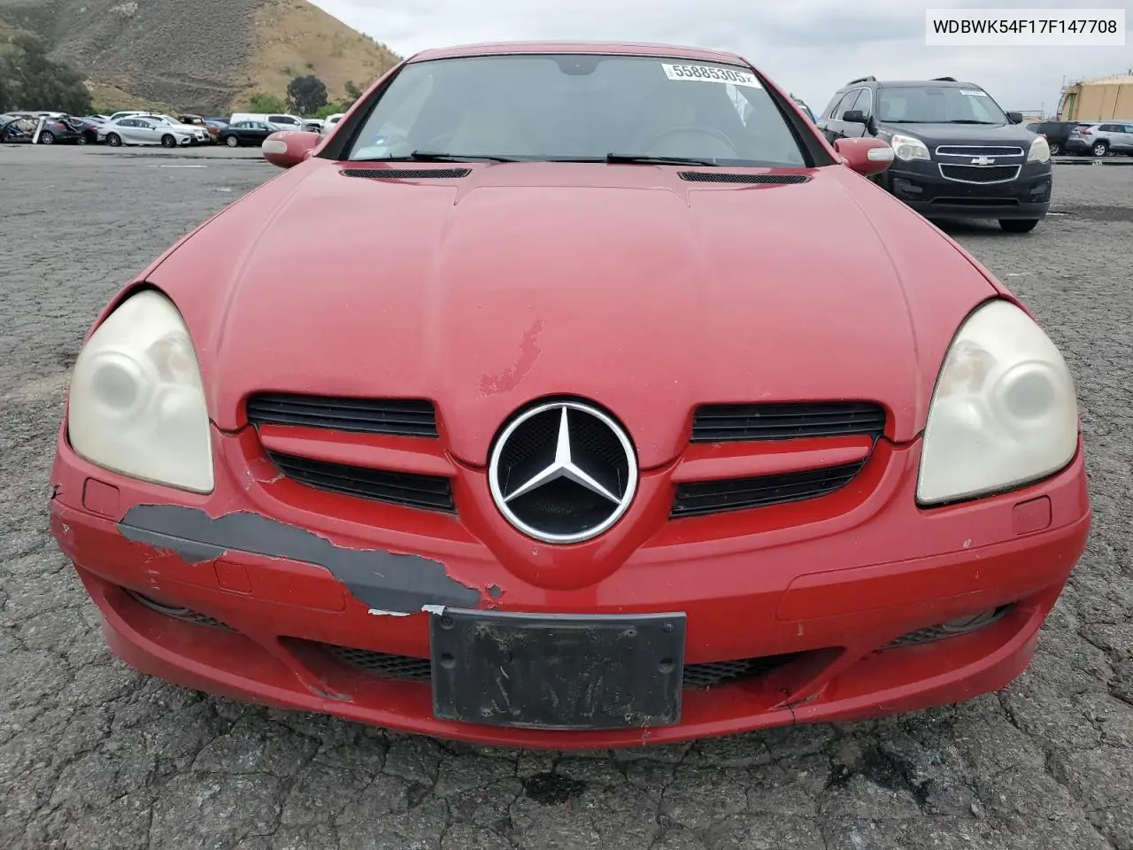 2007 Mercedes-Benz Slk 280 VIN: WDBWK54F17F147708 Lot: 55885305