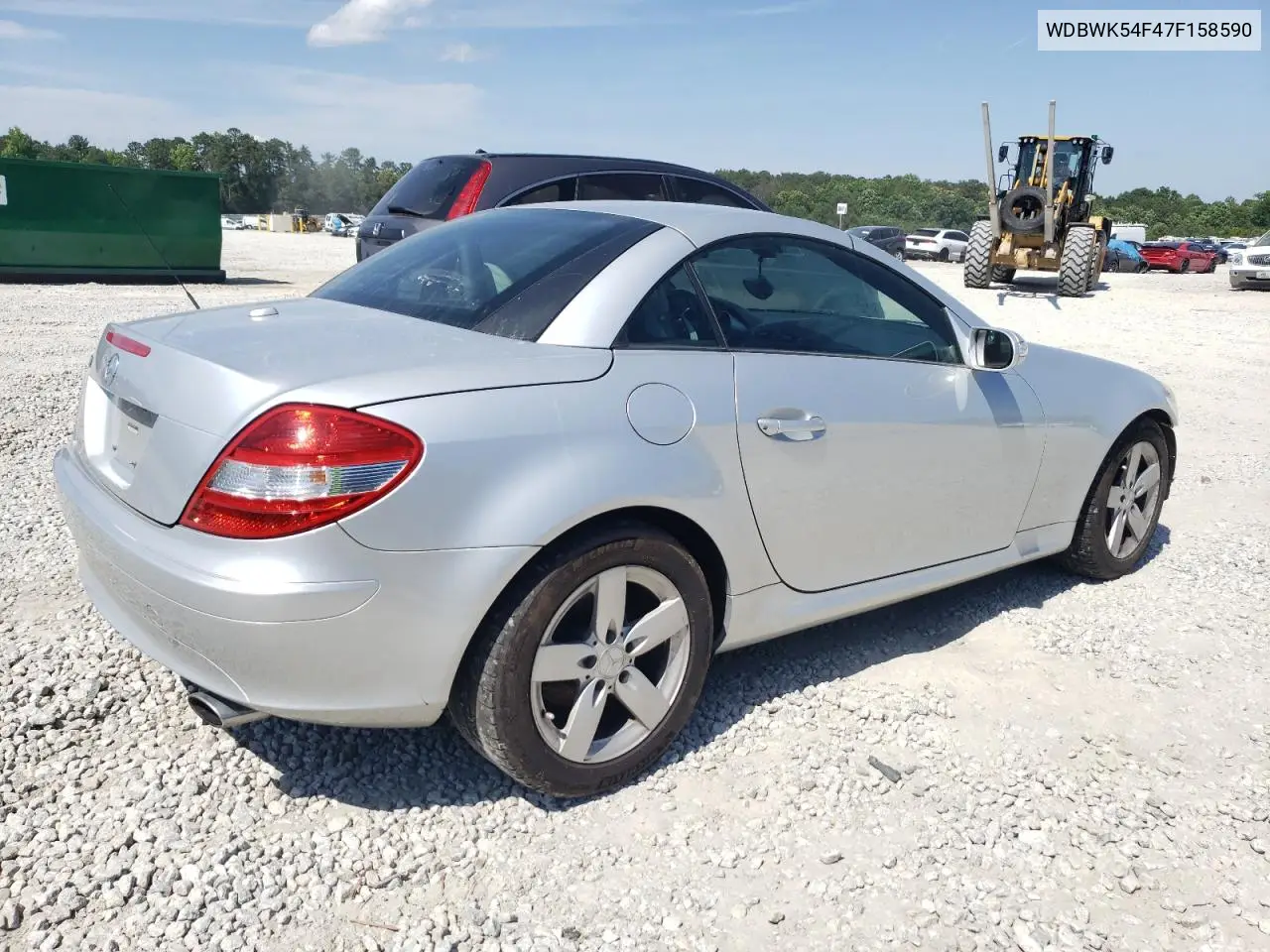 2007 Mercedes-Benz Slk 280 VIN: WDBWK54F47F158590 Lot: 57837415