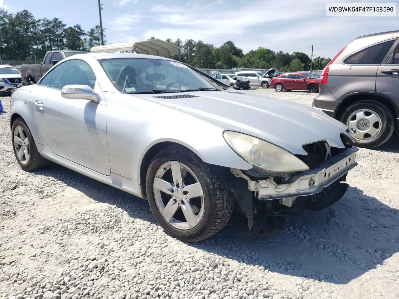 2007 Mercedes-Benz Slk 280 VIN: WDBWK54F47F158590 Lot: 57837415
