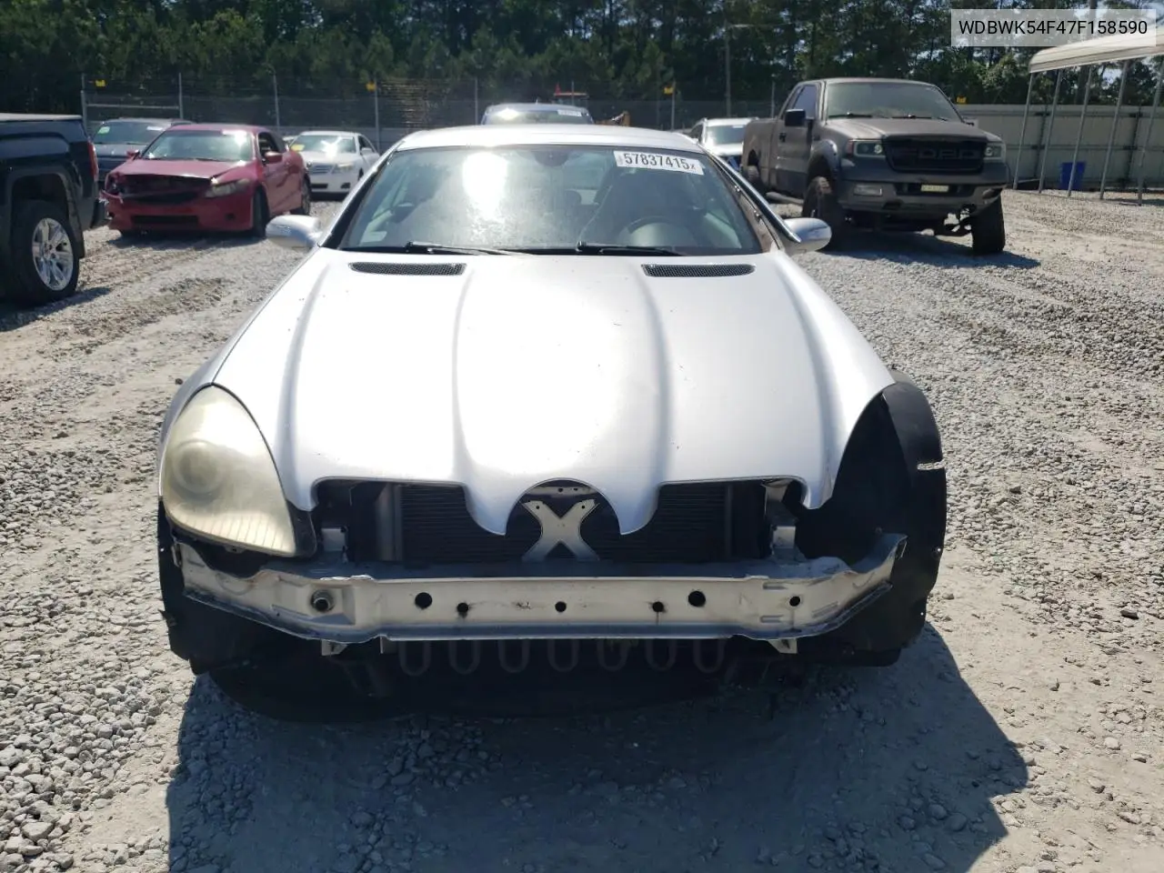 2007 Mercedes-Benz Slk 280 VIN: WDBWK54F47F158590 Lot: 57837415