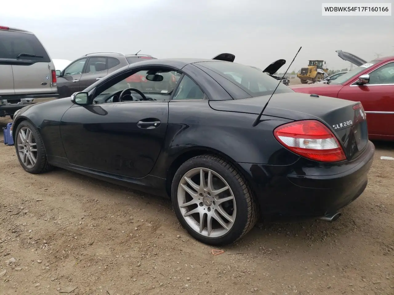 2007 Mercedes-Benz Slk 280 VIN: WDBWK54F17F160166 Lot: 60133435