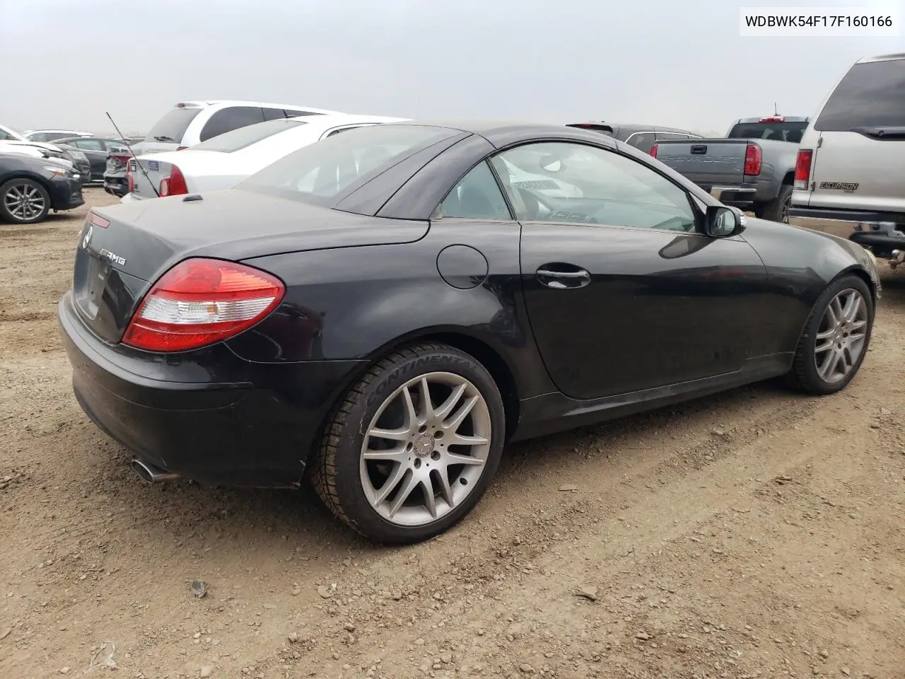 2007 Mercedes-Benz Slk 280 VIN: WDBWK54F17F160166 Lot: 60133435