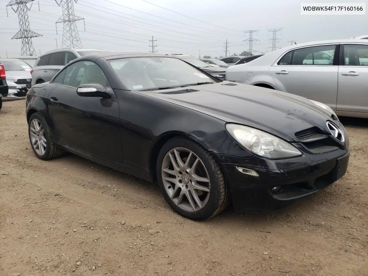2007 Mercedes-Benz Slk 280 VIN: WDBWK54F17F160166 Lot: 60133435