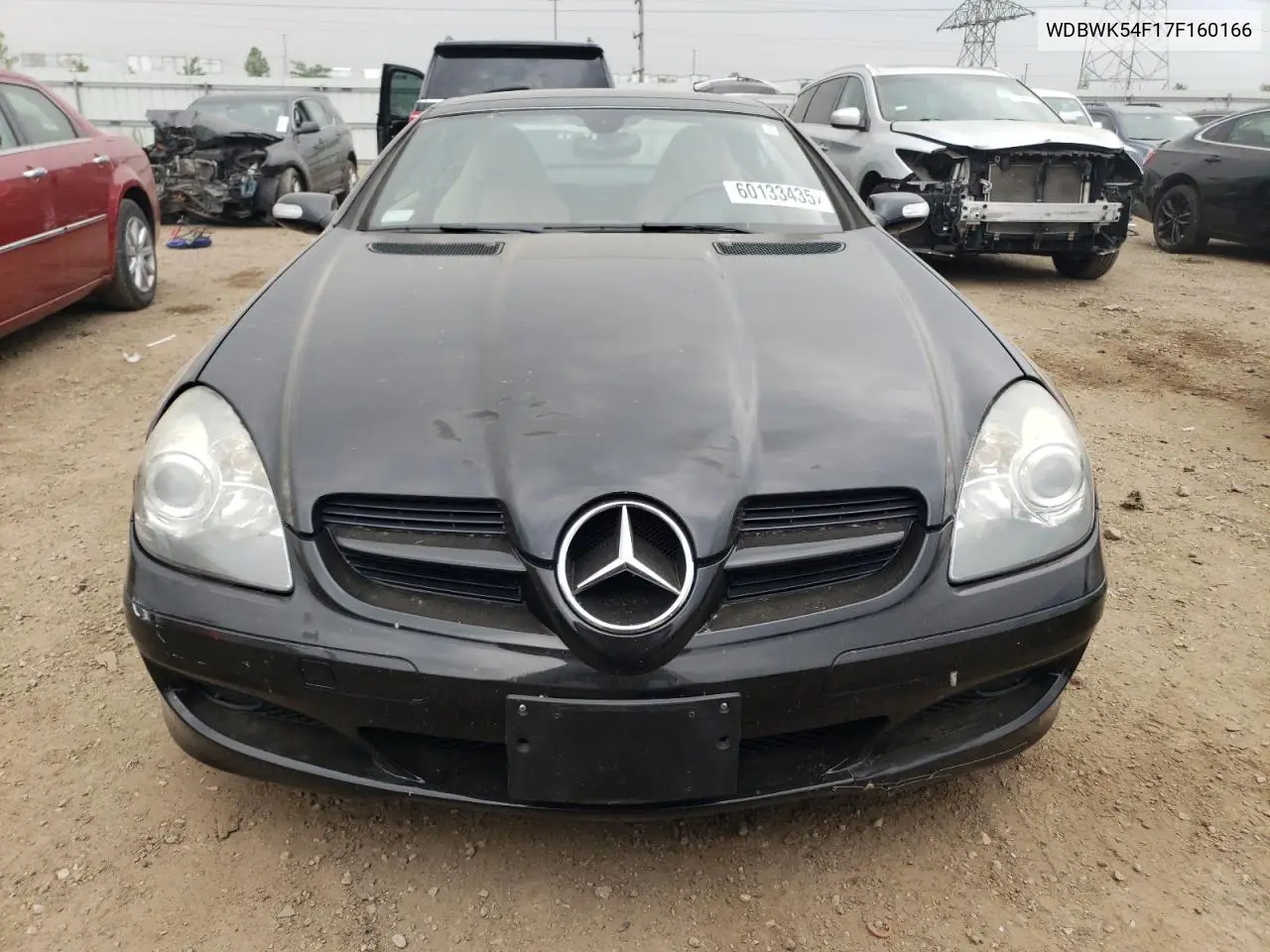 2007 Mercedes-Benz Slk 280 VIN: WDBWK54F17F160166 Lot: 60133435