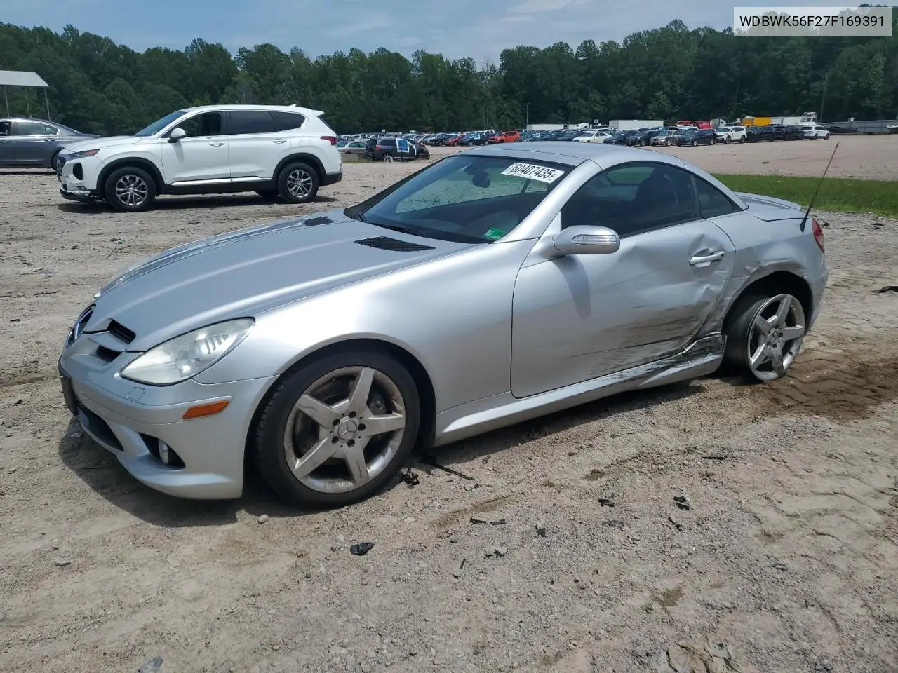 2007 Mercedes-Benz Slk 350 VIN: WDBWK56F27F169391 Lot: 60407435