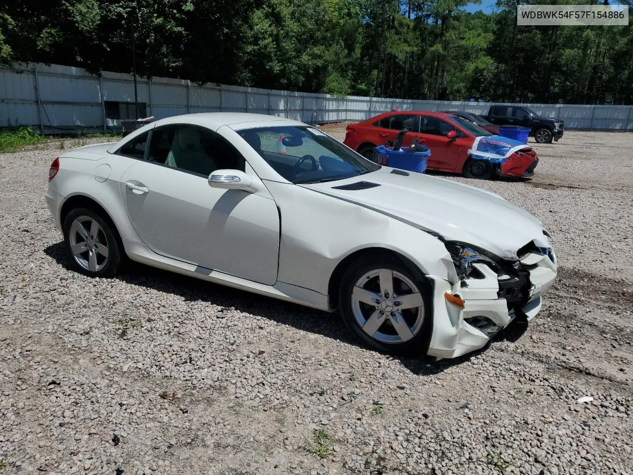 2007 Mercedes-Benz Slk 280 VIN: WDBWK54F57F154886 Lot: 61651645