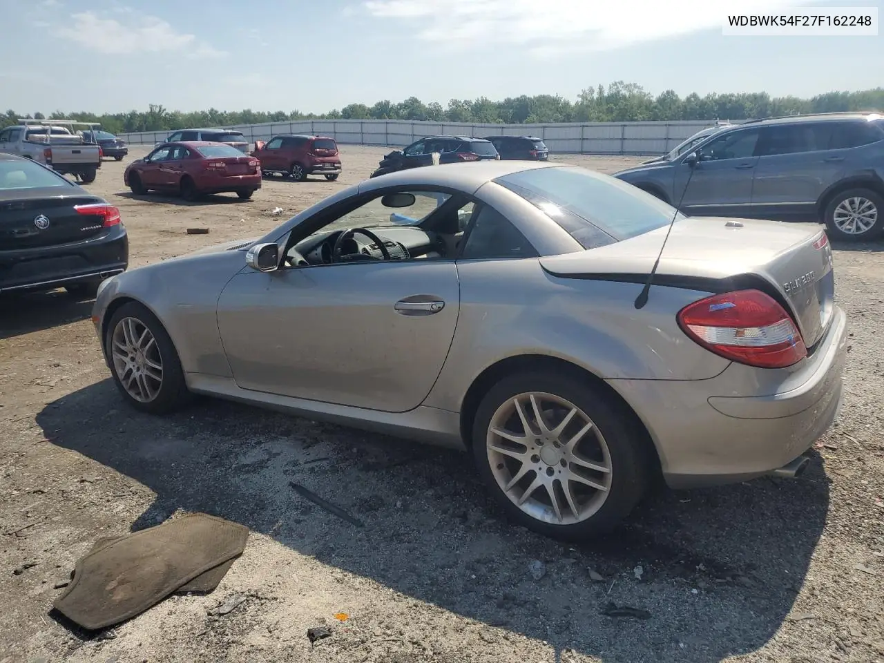 2007 Mercedes-Benz Slk 280 VIN: WDBWK54F27F162248 Lot: 63593135