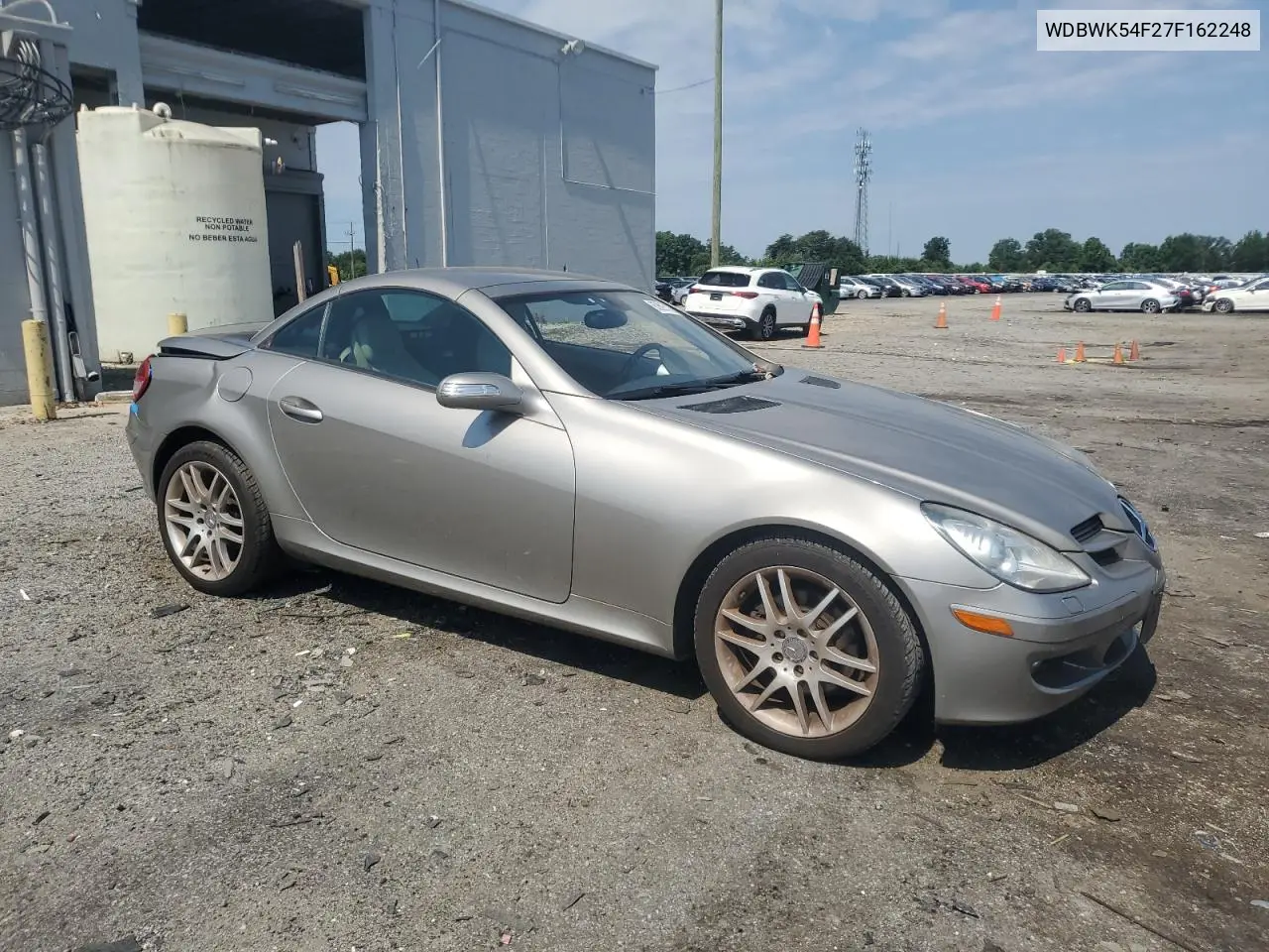 2007 Mercedes-Benz Slk 280 VIN: WDBWK54F27F162248 Lot: 63593135