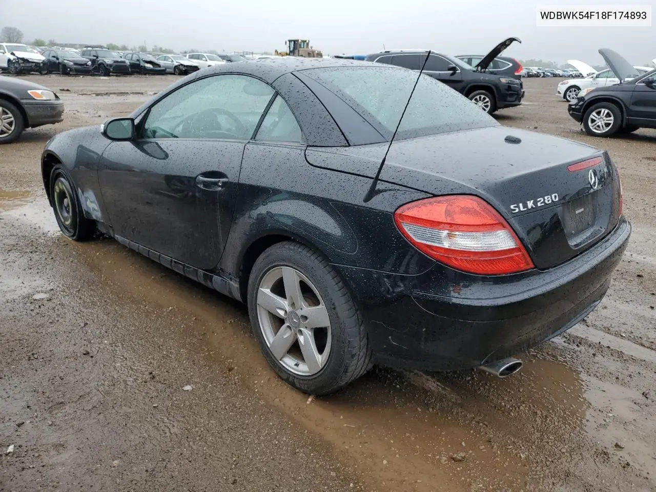 2008 Mercedes-Benz Slk 280 VIN: WDBWK54F18F174893 Lot: 53960075