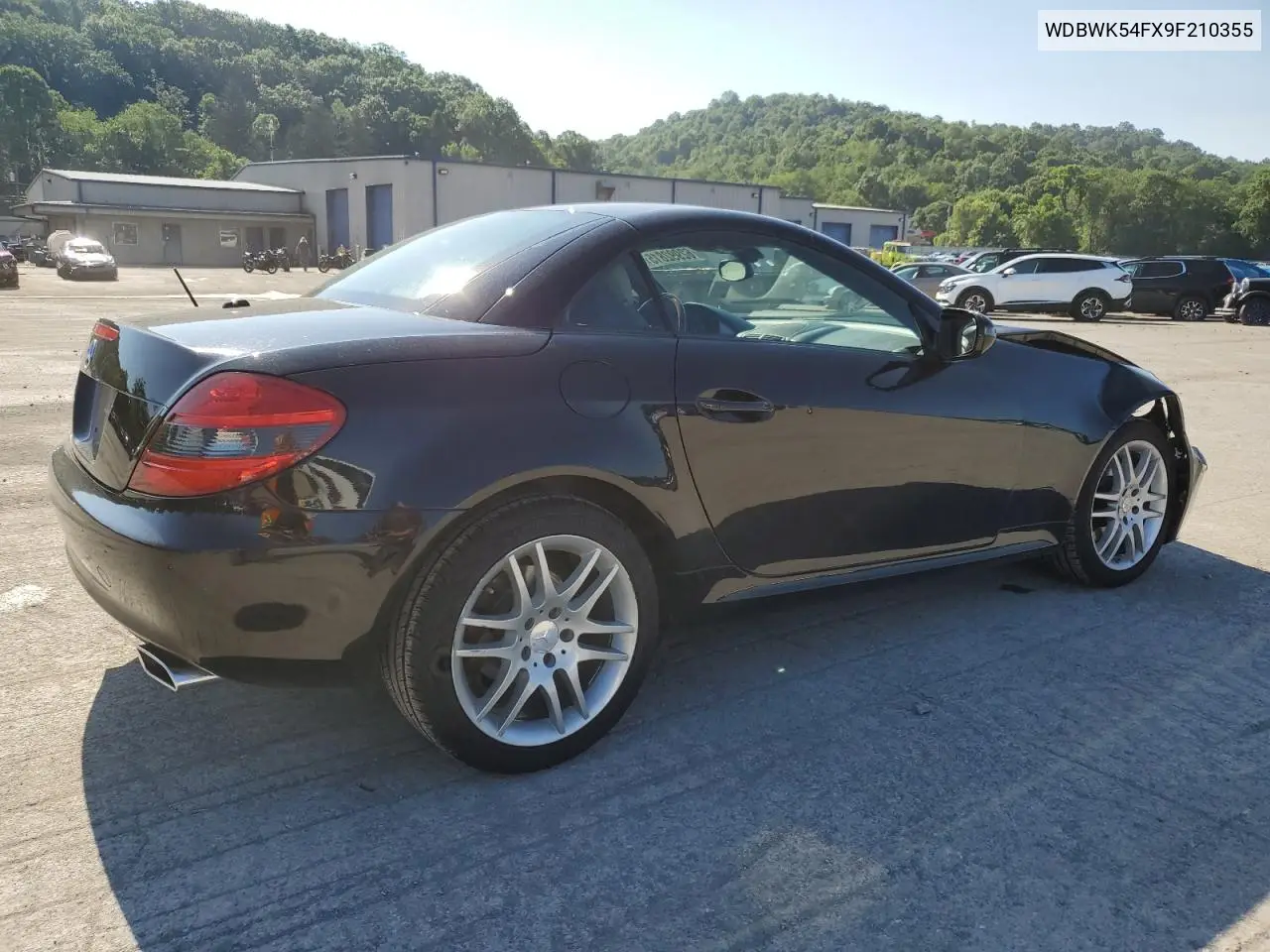 2009 Mercedes-Benz Slk 300 VIN: WDBWK54FX9F210355 Lot: 62992815