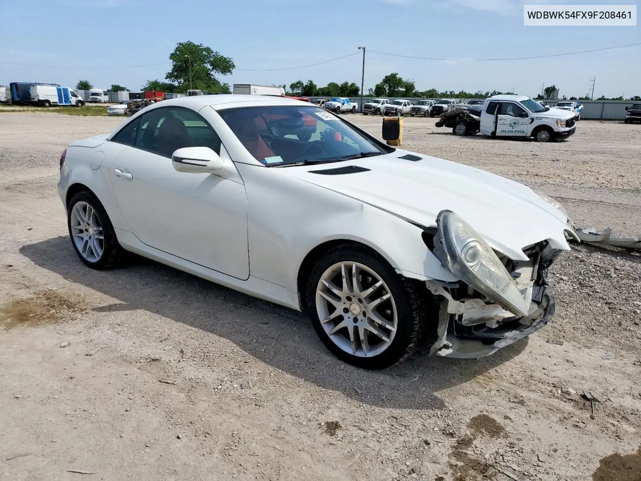 2009 Mercedes-Benz Slk 300 VIN: WDBWK54FX9F208461 Lot: 65409315