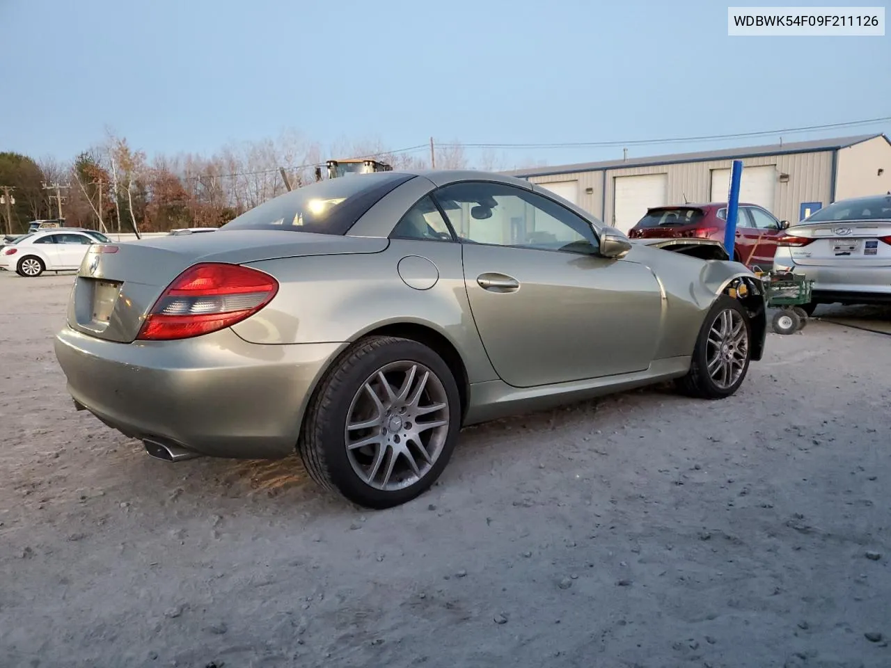 2009 Mercedes-Benz Slk 300 VIN: WDBWK54F09F211126 Lot: 81586834