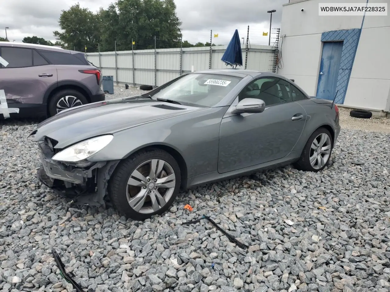 2010 Mercedes-Benz Slk 350 VIN: WDBWK5JA7AF228325 Lot: 55966235