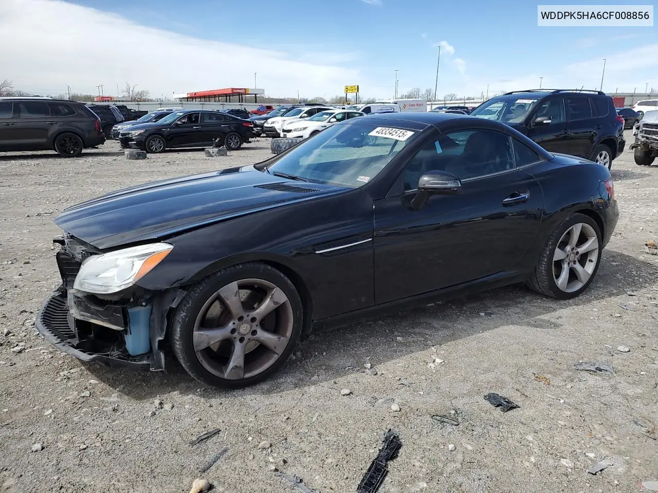 2012 Mercedes-Benz Slk 350 VIN: WDDPK5HA6CF008856 Lot: 48334515