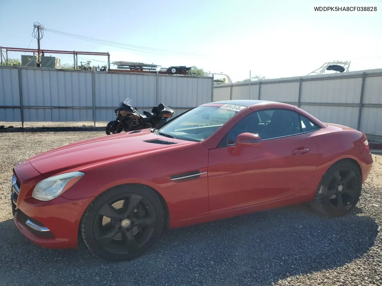 2012 Mercedes-Benz Slk 350 VIN: WDDPK5HA8CF038828 Lot: 50047975