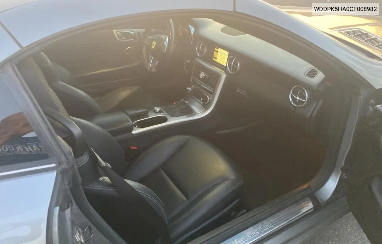 2012 Mercedes-Benz Slk 350 VIN: WDDPK5HA0CF008982 Lot: 53406115
