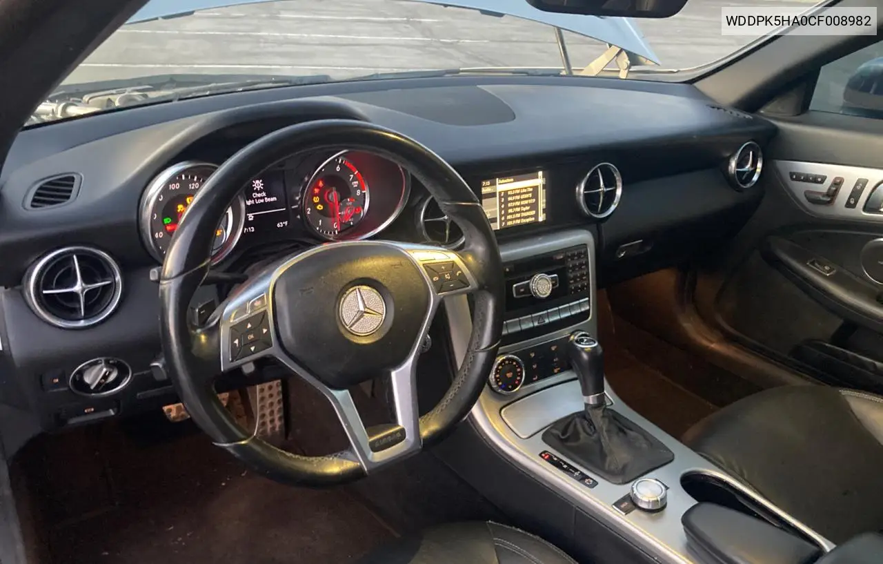 2012 Mercedes-Benz Slk 350 VIN: WDDPK5HA0CF008982 Lot: 53406115