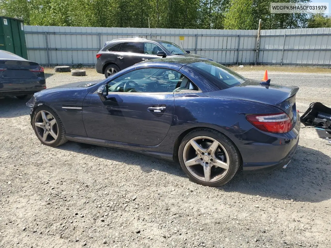 2012 Mercedes-Benz Slk 350 VIN: WDDPK5HA5CF031979 Lot: 55432335