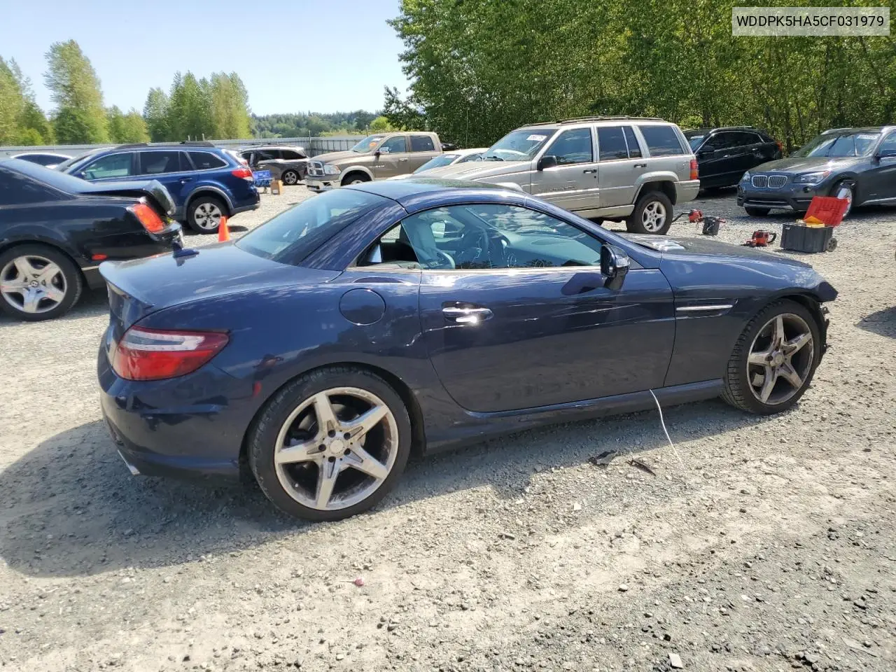 2012 Mercedes-Benz Slk 350 VIN: WDDPK5HA5CF031979 Lot: 55432335