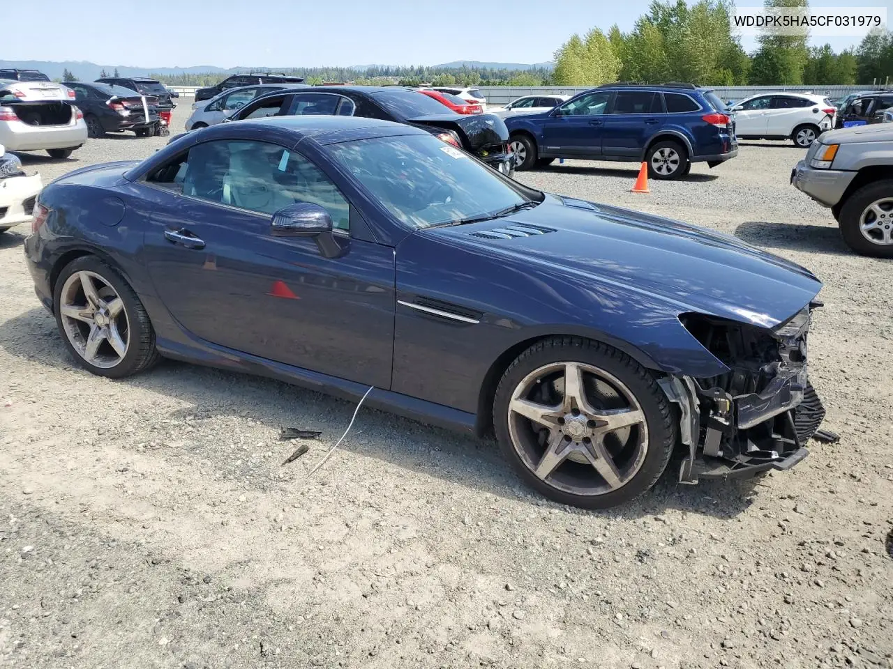 2012 Mercedes-Benz Slk 350 VIN: WDDPK5HA5CF031979 Lot: 55432335