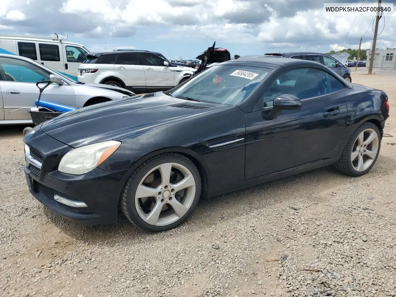 2012 Mercedes-Benz Slk 350 VIN: WDDPK5HA2CF008840 Lot: 59304205