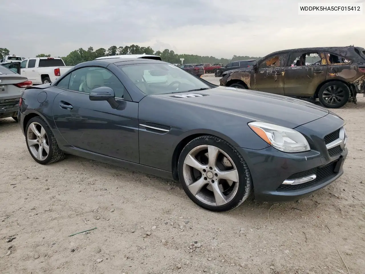 2012 Mercedes-Benz Slk 350 VIN: WDDPK5HA5CF015412 Lot: 60543625