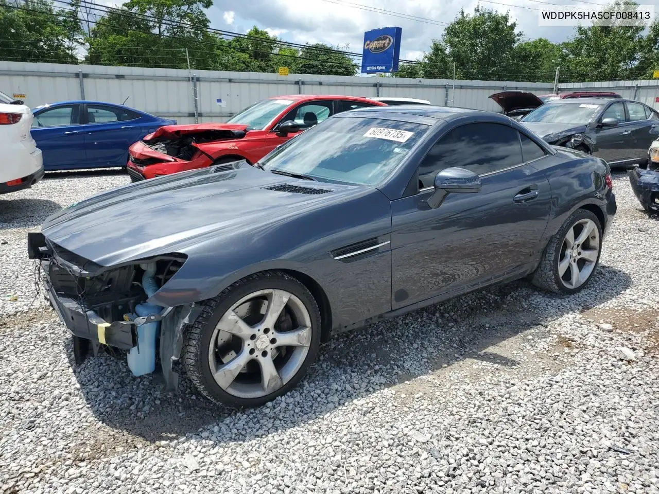 2012 Mercedes-Benz Slk 350 VIN: WDDPK5HA5CF008413 Lot: 60976735