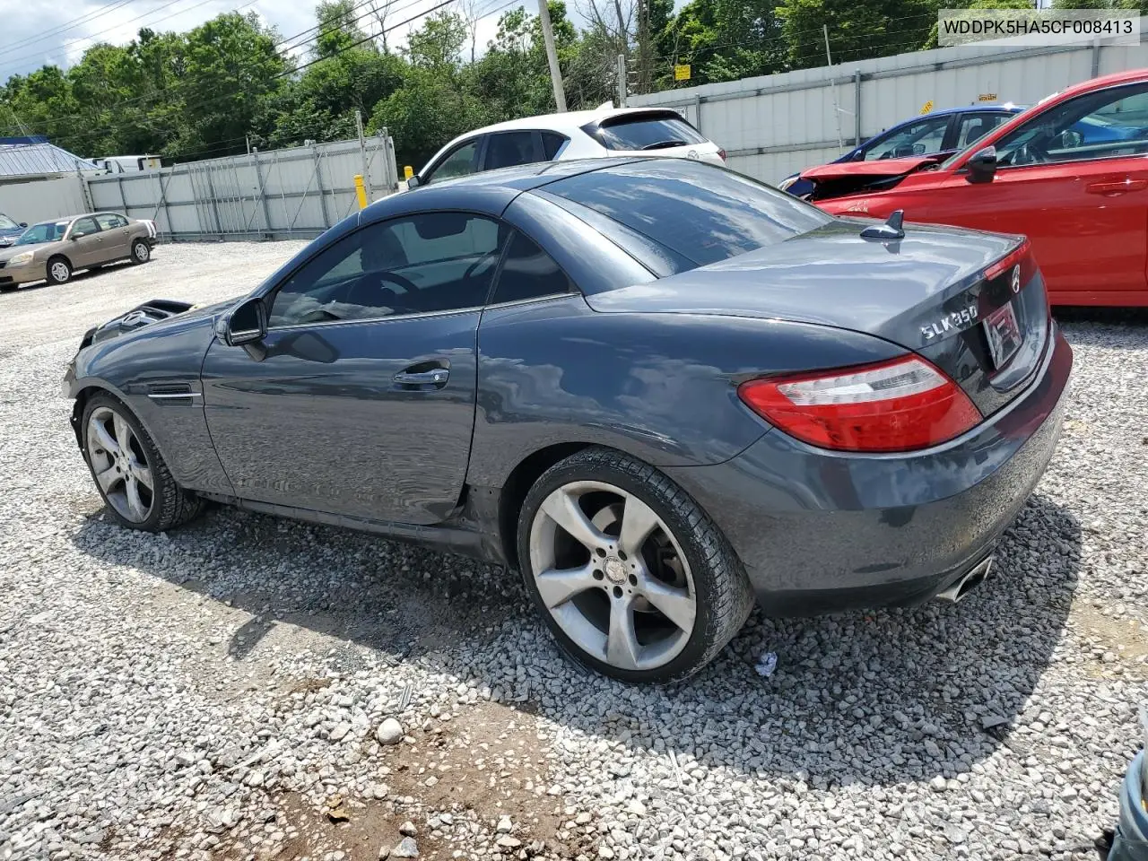 2012 Mercedes-Benz Slk 350 VIN: WDDPK5HA5CF008413 Lot: 60976735
