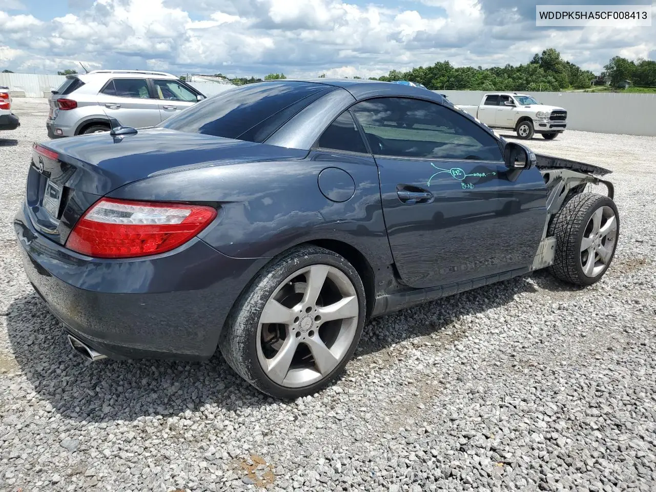 2012 Mercedes-Benz Slk 350 VIN: WDDPK5HA5CF008413 Lot: 60976735
