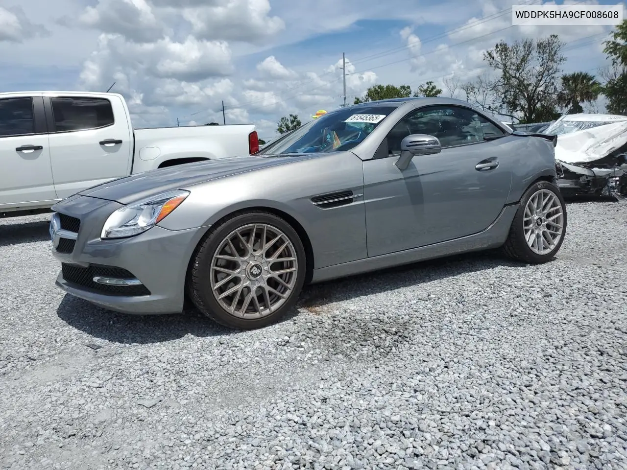 2012 Mercedes-Benz Slk 350 VIN: WDDPK5HA9CF008608 Lot: 61545365