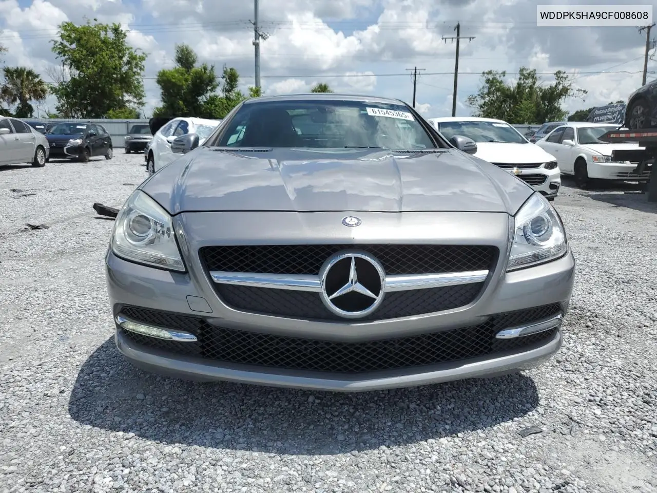 2012 Mercedes-Benz Slk 350 VIN: WDDPK5HA9CF008608 Lot: 61545365