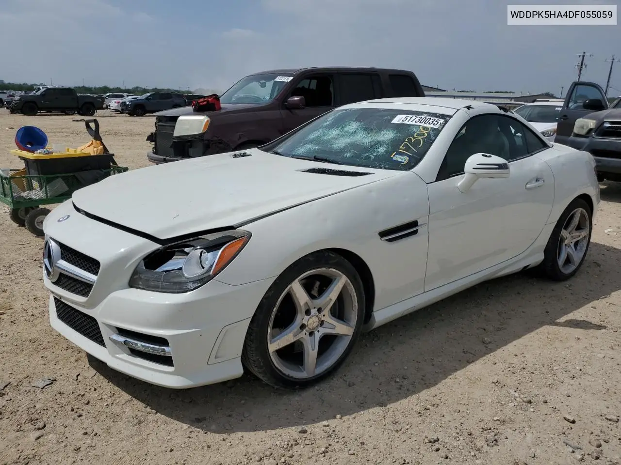 2013 Mercedes-Benz Slk 350 VIN: WDDPK5HA4DF055059 Lot: 51730035