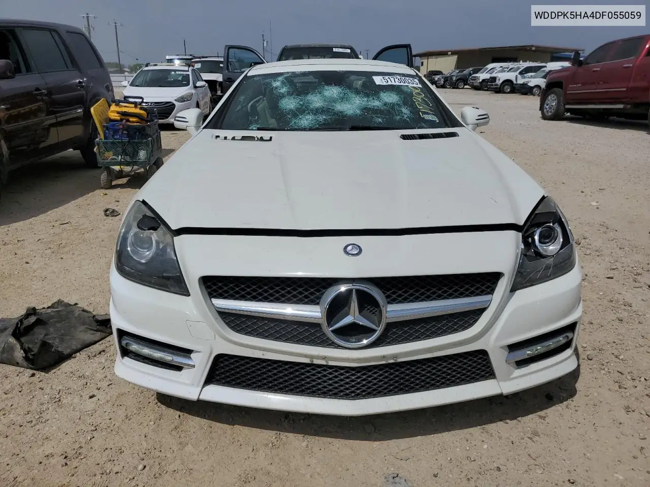 2013 Mercedes-Benz Slk 350 VIN: WDDPK5HA4DF055059 Lot: 51730035
