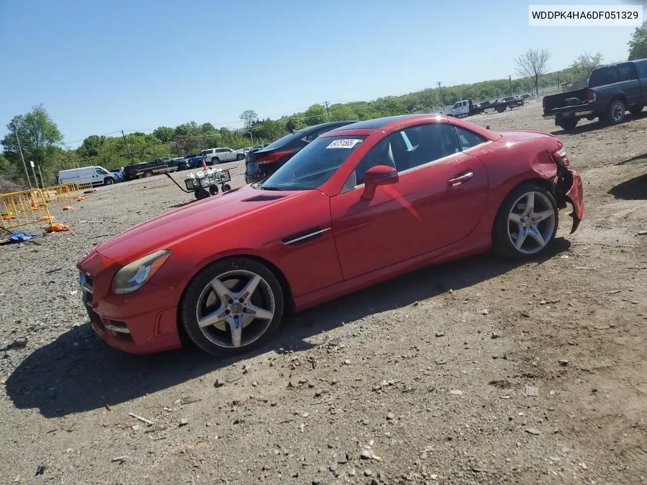 2013 Mercedes-Benz Slk 250 VIN: WDDPK4HA6DF051329 Lot: 54751565