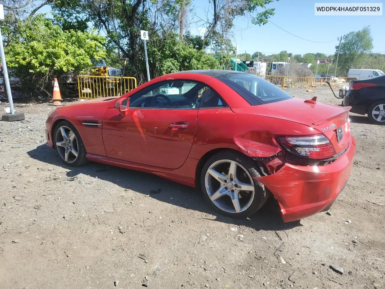 2013 Mercedes-Benz Slk 250 VIN: WDDPK4HA6DF051329 Lot: 54751565