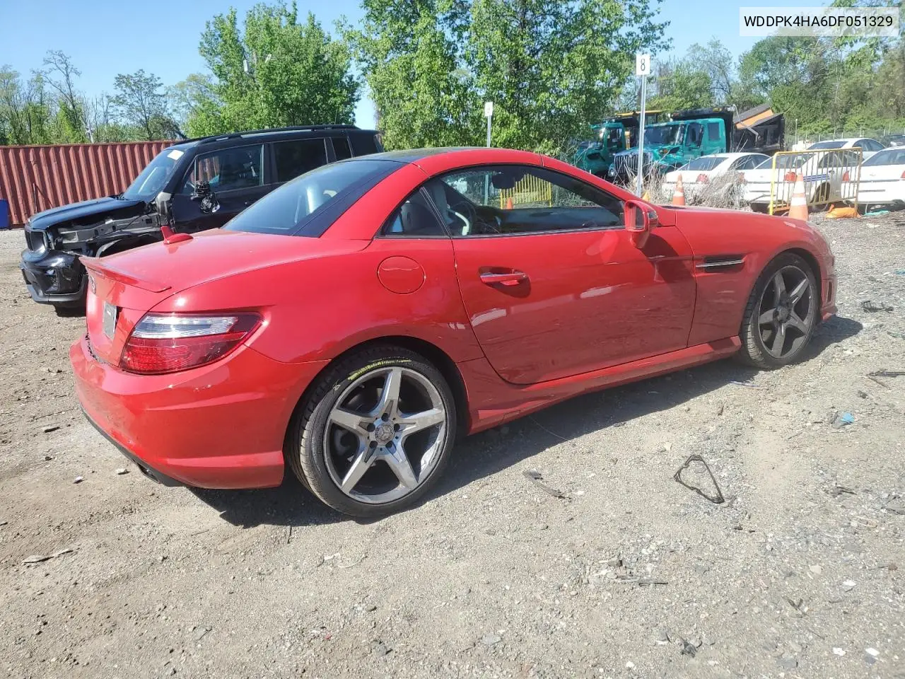 2013 Mercedes-Benz Slk 250 VIN: WDDPK4HA6DF051329 Lot: 54751565