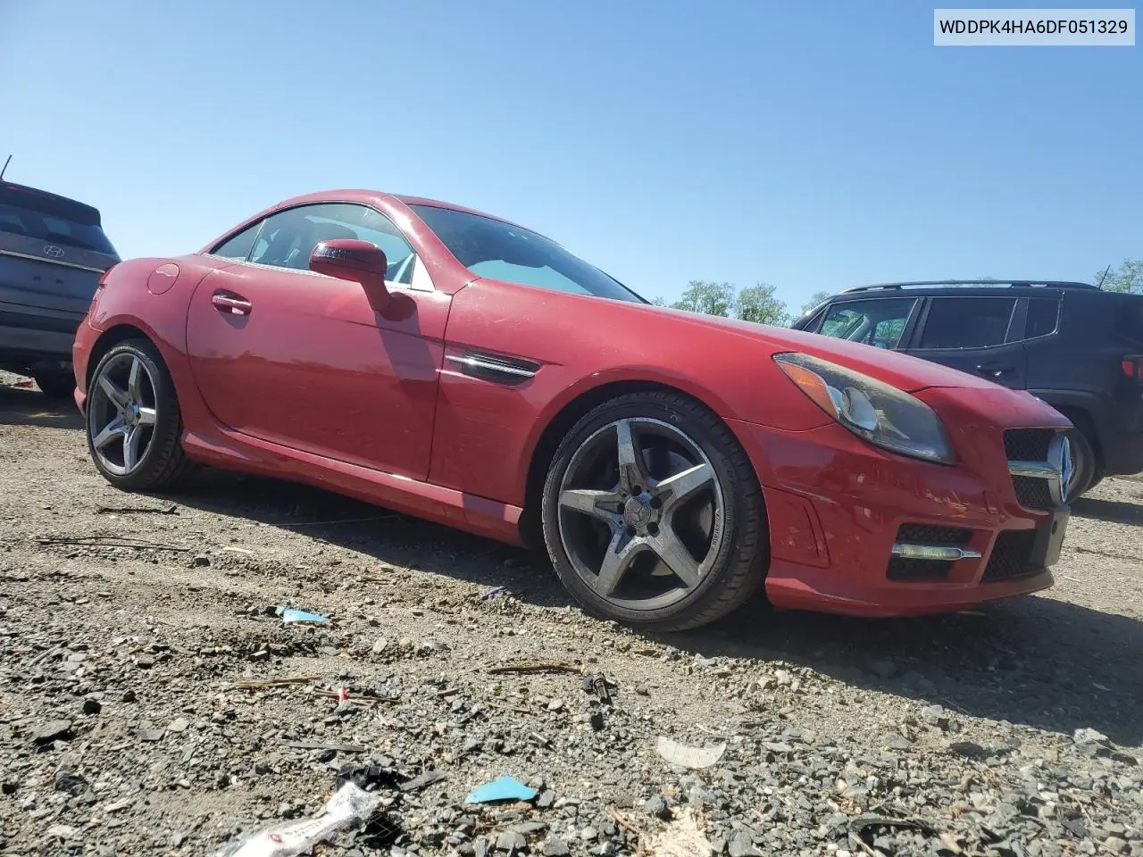 2013 Mercedes-Benz Slk 250 VIN: WDDPK4HA6DF051329 Lot: 54751565