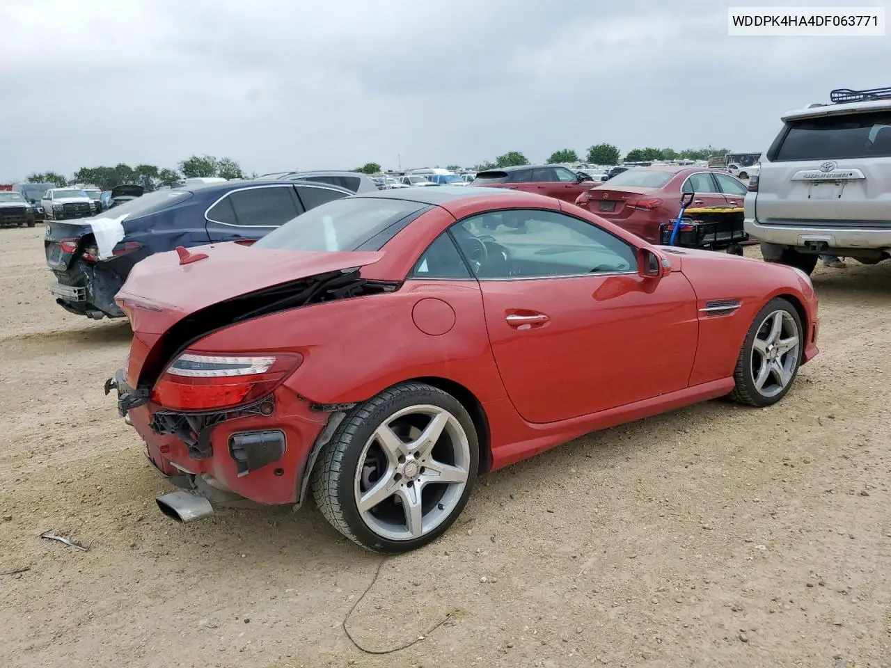 2013 Mercedes-Benz Slk 250 VIN: WDDPK4HA4DF063771 Lot: 55578295